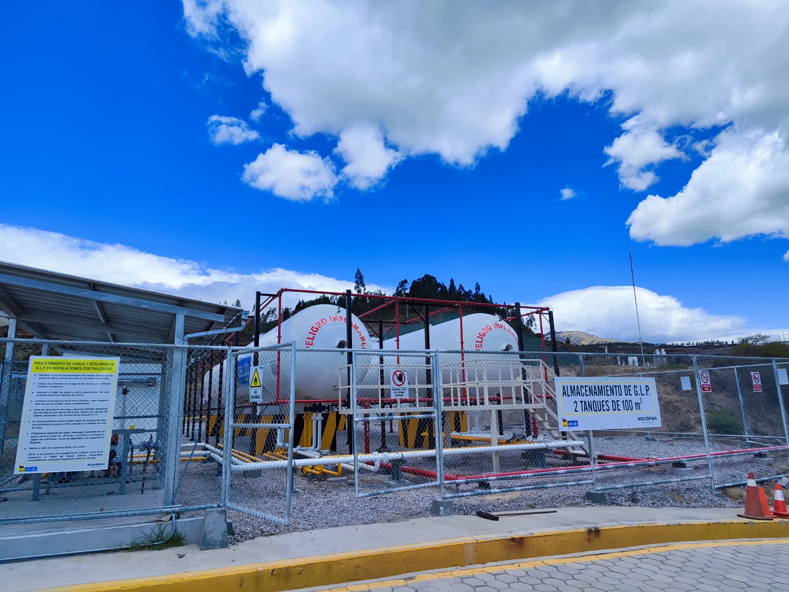 Estación de almacenamiento de GLP para Novopan