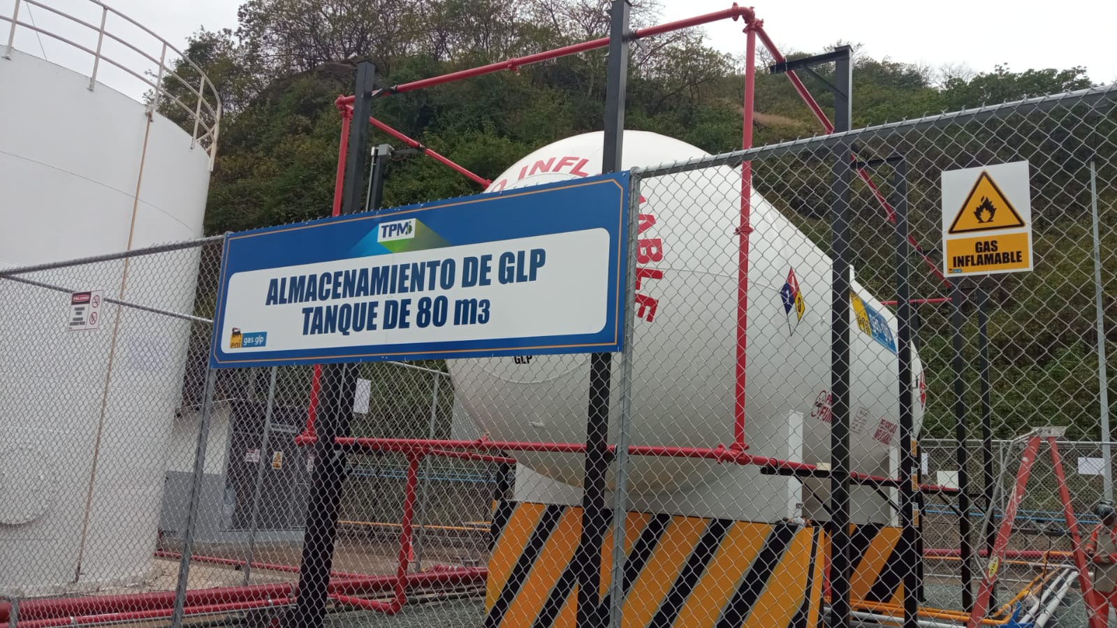 Estación de almacenamiento GLP TPM · 80 m³